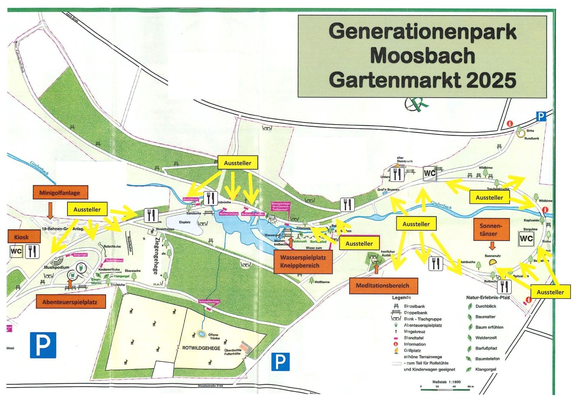 Plan des Gartenmarkts 2025