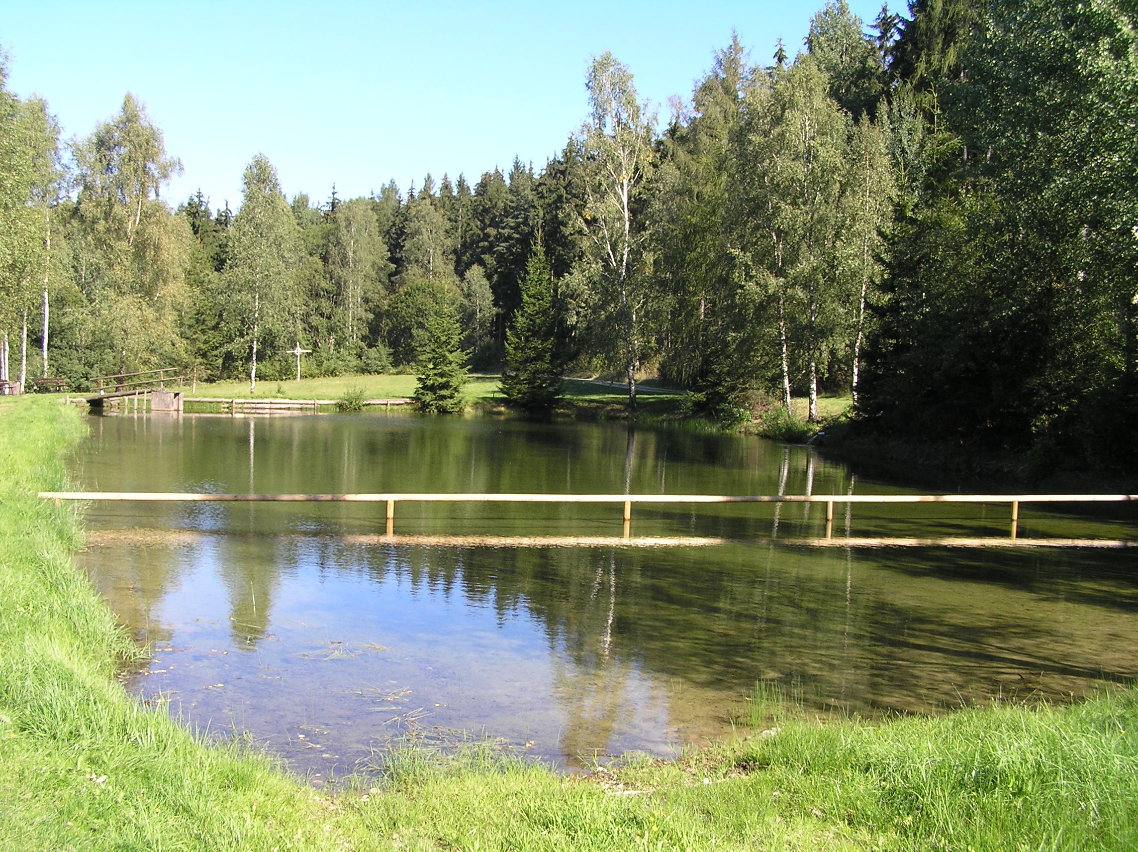 Ansicht der Naturbadestelle Etzgersrieth